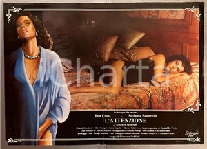 Materiale cinematografico d’epoca 1985 Giovanni SOLDATI L attenzione Ben CROSS Stefania SANDRELLI Fotobusta 2 1
