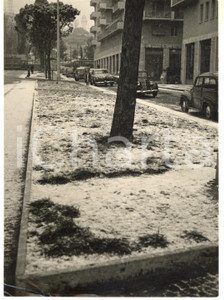 Fotografia d epoca originale 1954 ROMA Le strade della capitale dopo una breve nevicata Foto 13x18 cm 1
