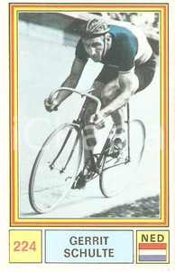 Oggetto da collezione cartaceo PANINI  SPRINT 1971 Figurina valida Gerrit SCHULTE n. 224 Ciclismo 1