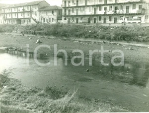 Fotografia d epoca originale 1970 ca PAVIA Naviglio Pavese in secca in Viale VENEZIA Fotografia GARBI 1