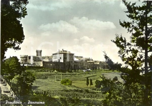 Cartolina originale da collezione 1960 ca POPULONIA LI Panorama della cittadina  Cartolina FG NV 1