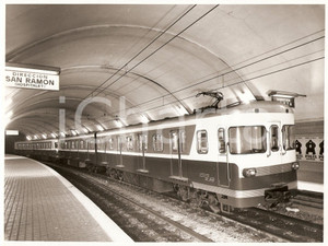 Fotografia d'epoca originale 1970 ca BARCELLONA Metropolitana SAN RAMON Collblanc *Fotografia 1