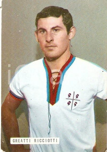 Oggetto da collezione cartaceo EDIZIONI FOTO CALCIO  CALCIATORI 1965  1966 Figurina Ricciotti GREATTI n. 47 1