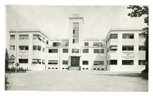 1933 PNF - SAVIGNONE (GE) Colonia montana di RENESSO Foto 23x14 cm Fotografia originale d'epoca, con timbro datario e didascalia al verso. FAIR/discreto Lievi smussature agli angoli Formato: 23x14 cm originale e autentica 1