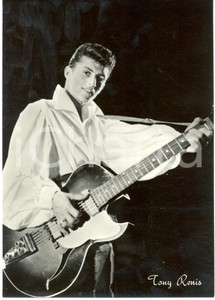 Cartolina originale da collezione 1960 ca MUSICA Tony RENIS suona la chitarra Cartolina postale 2 1