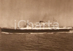 Cartolina originale da collezione 1955 MARINA MERCANTILE Motonave SATURNIA Società Navigazione ITALIA Cartolina 1 1