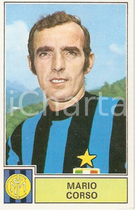 Oggetto da collezione cartaceo PANINI  CALCIATORI 1971  1972 Figurina Mario CORSO Serie A INTER 1