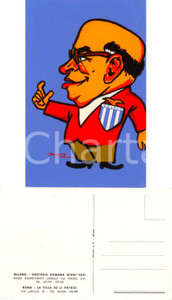 Cartolina originale da collezione 1972 MILANO Caricatura Giggi FAZI vignettista PUNCH Hostaria Romana Cartolina 2 1
