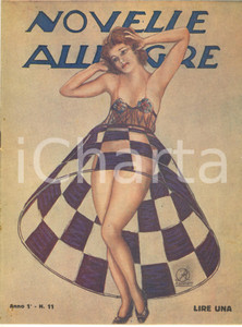 Giornale, rivista storica 1932 NOVELLE ALLEGRE La penna verde  L amante diabolico Rivista anno I n°11 1