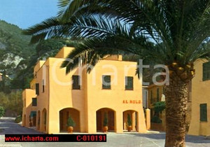 Cartolina originale da collezione 1975 ca FINALE LIGURE SV Albergo AL MOLO a VARIGOTTI Vintage Cartolina FG NV 1