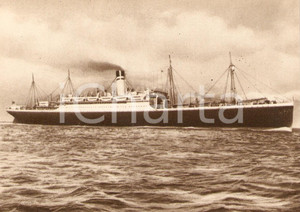 Cartolina originale da collezione 1955 ca MARINA MERCANTILE Piroscafo SANTA CRUZ Società navigazione ITALIA (3) 1
