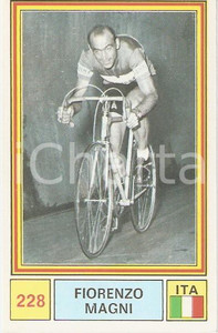 Oggetto da collezione cartaceo PANINI  SPRINT 1971 Figurina Fiorenzo MAGNI n. 228 Ciclismo 2 1