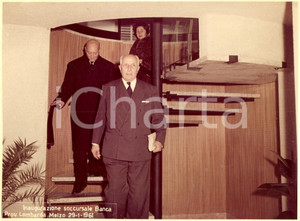 Fotografia d epoca originale 1961 MELZO MI Inaugurazione BANCA PROVINCIALE LOMBARDA 10 1
