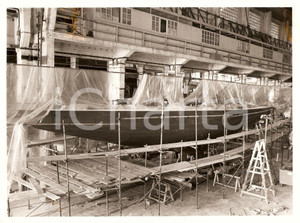 Fotografia d epoca originale 1985 ca VARAZZE Cantieri BAGLIETTO Scafo ITALIA Yacht club italiano Foto 5 1