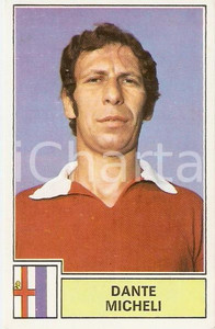 Oggetto da collezione cartaceo PANINI  CALCIATORI 1971  1972 Figurina Dante MICHELI Serie A MANTOVA 4 1