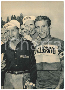 Cartolina originale da collezione 1957 CICLISMO SAN PELLEGRINO  Gino BARTALI Alfredo SABBADIN Cartolina 4 1
