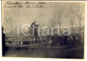 Fotografia d epoca originale 1906 ROMA Concorso Ippico pro terremotati Calabria  Cavallo ULVERSTONN Foto 2 1