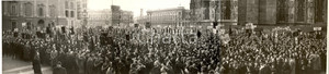 Fotografia d epoca originale 1938 MILANO Piazza Duomo  Folla acclama il RE per NATALE DI ROMA Foto 3 1