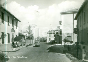 Cartolina originale da collezione 1955 ca PIOLTELLO /LIMITO MI Via Rivoltana  Trattoria Cartolina 2 1