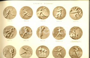 Materiale pubblicitario d’epoca 1940 ca MILANO Emilio SENESI Catalogo ILLUSTRATO Medaglie e coppe sportive 6 1