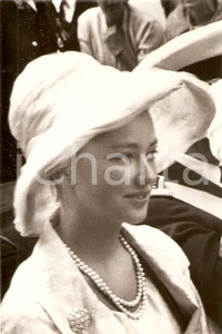Fotografia d epoca originale 1960 ca BELGIO Principessa Paola RUFFO con cappello bianco Foto 6 1