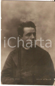 Cartolina originale da collezione 1910 ca MUSICA Ritratto di Lorenzo PEROSI Compositore Cartolina ed. ROTA 2 1