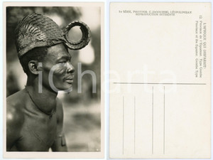Cartolina originale da collezione 1930 C. ZAGOURSKI «L Afrique qui disparaît» Type GOMBE  Postcard n.12 1