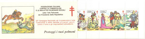 Oggetto da collezione cartaceo 1989 52 Campagna prevenzione TUBERCOLOSI San Giorgio e il drago 8 Erinnofili 1