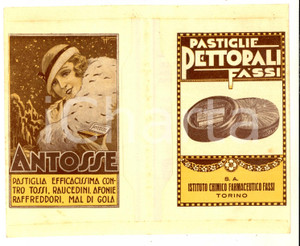 Materiale pubblicitario d’epoca 1915 ca TORINO Istituto FASSI Busta portanegativi UROLITOL ANTOSSE 6 1