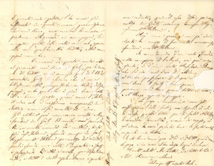 Manoscritto, lettera originale 1857 GRAZ Lettera Paolo CASTELLI  Vita da cadetto italiano Reggimento Bianchi 1