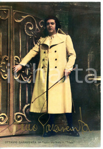 1975 ca MILANO LIRICA Tenore Ottavio GARAVENTA in "Tosca" *Foto con AUTOGRAFO Fotografia seriale con autografo.CONDIZIONI: FAIR (piegatura all'angolo inferiore destro; macchie di inchiostro al verso)FORMATO: 12x17 cm     originale e autentica 1