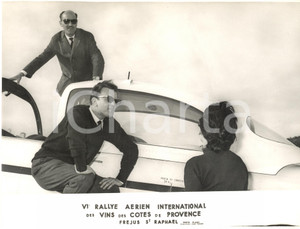 1960 ca FRANCE VIe Rallyie Aerien Vins de PROVENCE - FREJUS-ST.RAPHAEL Photo (2) Fotografia originale d'epoca. GOOD/buono  Formato: 24x18 cm originale e autentica 1
