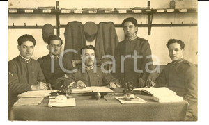 Fotografia d epoca originale 1915 PIACENZA 25° Reggimento Fanteria BRIGATA BERGAMO Ufficiali Foto 3 1