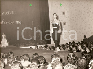 Fotografia d epoca originale 1957 VIBO VALENTIA Agosto vibonese Sfilata FESTIVAL MODA Costumi bagno Foto 3 1