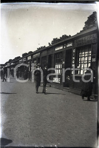 Fotografia d epoca originale 1915ca MILANO La Fiera del Tivoli 1 NEGATIVO ORIGINALE 1