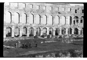 Fotografia d epoca originale 1924 POLA CROAZIA Anfiteatro romano NEGATIVO ORIGINALE 1