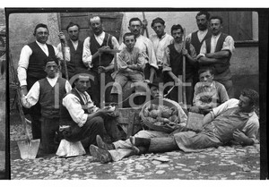 Fotografia d epoca originale 1921 AREA VERBANIA Cooperativa di consumo NEGATIVO ORIGINALE 1