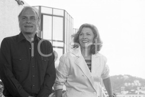 Fotografia d epoca originale 1987 FESTIVAL DI CANNES Lambert WILSON Cloe WEBB NEGATIVO ORIGINALE 1