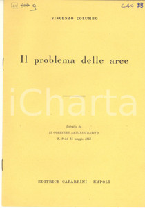 Libro, pubblicazione d epoca 1955 URBANISTICA  Vincenzo COLUMBO Il problema delle aree 2 1