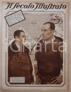 1928 IL SECOLO ILLUSTRATO Impresa aviatori Arturo FERRARIN Carlo DEL PRETE DATA: 14-21 luglio 1928Anno XVII n° 29Rivista settimanale originale d'epoca, con numerose illustrazioni, anche a piena pagina.PAGINE: 16 FAIR/discreto piccoli strappi marginali Formato: 25x34 cm originale e autentica 1