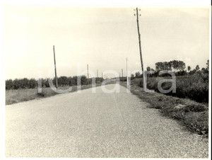 Fotografia d epoca originale 1950 ca SUARDI PV Una strada nelle campagne Foto artistica 23x18 cm 2 1