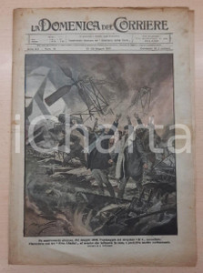 1917 LA DOMENICA DEL CORRIERE Setta russa STAROVERY - Anniversario dirigibile M4 DATA: 13-20 maggio 1917Anno XIX n° 19Rivista originale d'epoca, con numerose illustrazioni. PAGINE: 12 FAIR/discreto lievi macchie marginali FORMATO: 29x39 cm originale e autentica 1