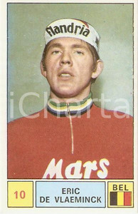 Oggetto da collezione cartaceo PANINI SPRINT 1971 Figurina Eric DE VLAEMINCK n. 10 Ciclismo MARS FLANDRIA 1 1