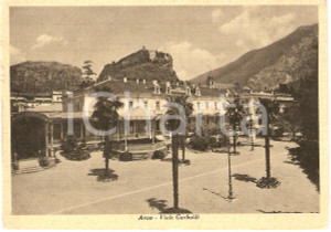Cartolina originale da collezione 1950 ca ARCO (TN) VIALE GARIBALDI Scorcio panoramico CARTOLINA (2) 1