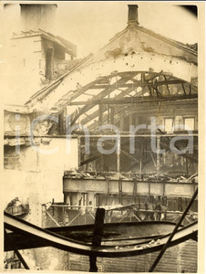 Fotografia d epoca originale 1938 MILANO Il Teatro Lirico dopo l incendio   VERA FOTO 2 1