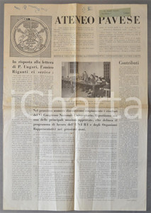 Giornale, rivista storica 1955 PAVIA ATENEO PAVESE Vincenzo RIGANTI e i giovani cattolici all Università 2 1