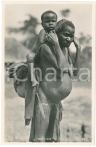 1930 ca C. ZAGOURSKI «L'Afrique qui disparaît» Pr. Or. ITURI type *Postcard 80  Fotocartolina postale d'epoca, appartenente alla serie &laquo;L'Afrique qui dispara&icirc;t&raquo; del fotografo Casimir Zagourski (L&eacute;opoldville).N&deg; 80, non viaggiata.CONDIZIONI: GFORMATO: 9x14 cm     originale e autentica 1