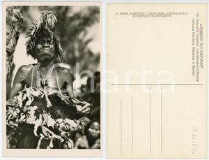 Cartolina originale da collezione 1930 ca C. ZAGOURSKI «L Afrique qui disparaît» Bakumus à Madula Postcard n.67 1