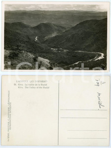 Cartolina originale da collezione 1930 ca C. ZAGOURSKI «L Afrique qui disparaît» KIVU  Vallée de RUZIZI  n.91 1