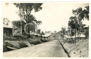 Fotografia d epoca originale 1930 ca CONGO BELGE  KATANGA Mines PANDA Camp indigène  Photo L. GABRIEL n°142 1